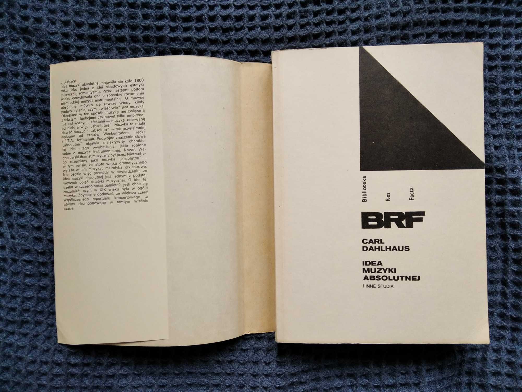 Idea muzyki absolutnej i inne studia. Carl Dahlhaus