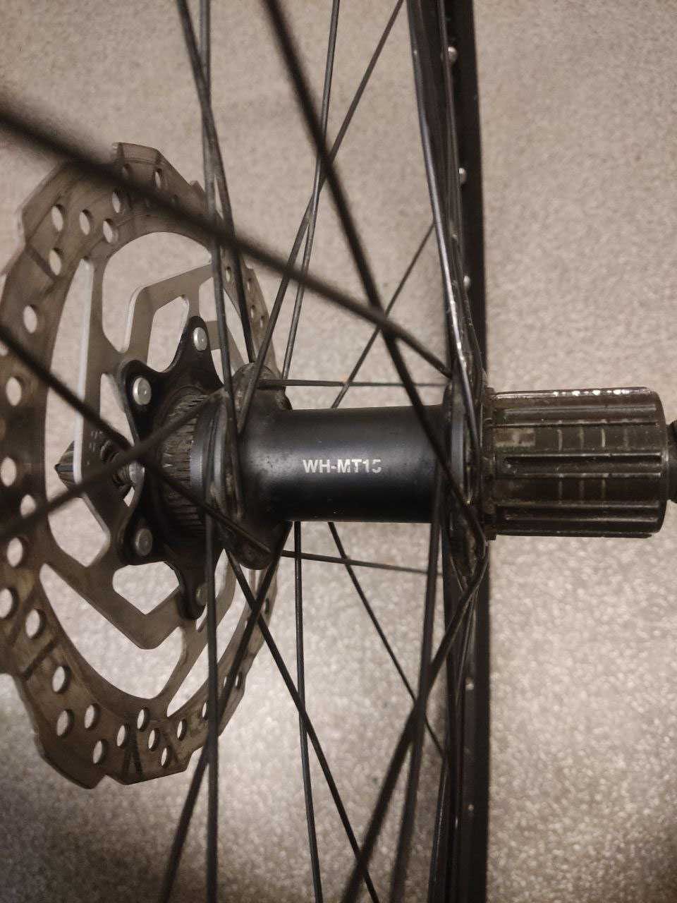 Заднє колесо Shimano WH-MT15 під дискові гальма, кассета, Centre Lock