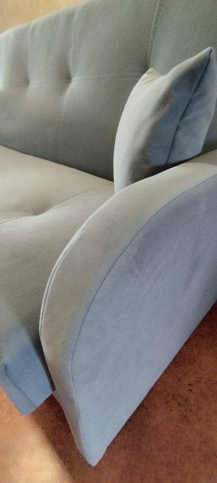 Wersalka rozkładana szara