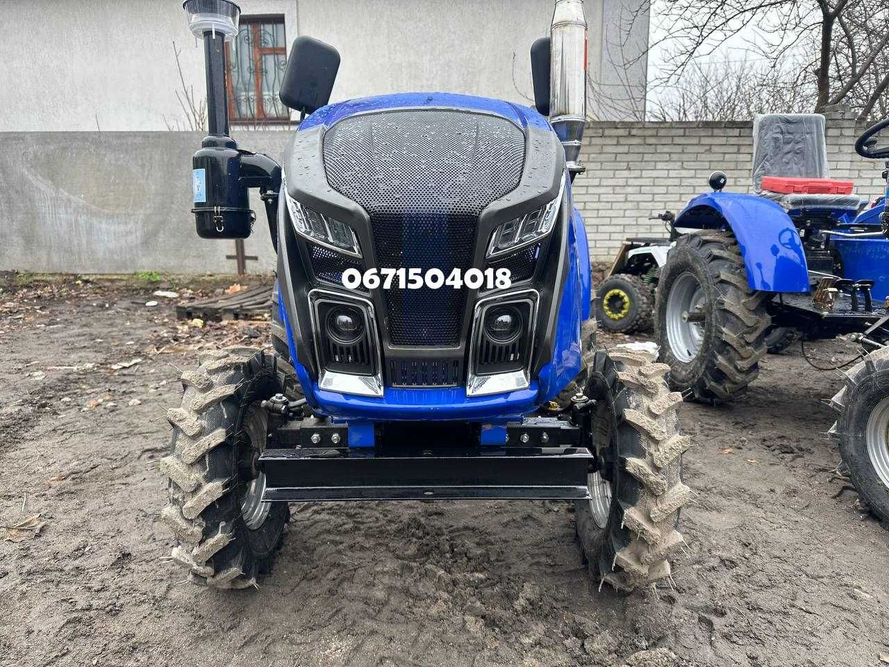 Трактор Кентавр 240B з посиленой рамой 120 мм плуг і фреза в комплекті