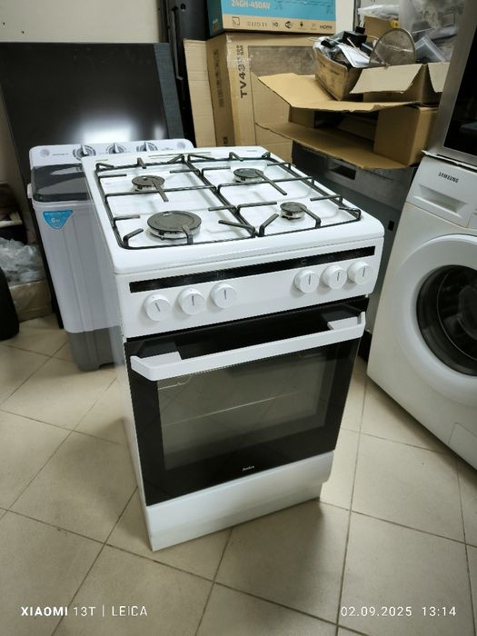 Газова плита з Електричною духовкою Amica 50 см ширина