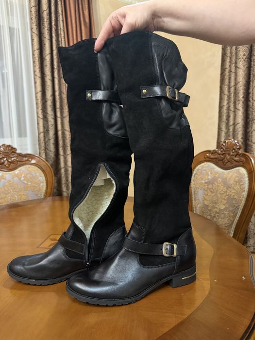 Ботфорти шкіряні нові