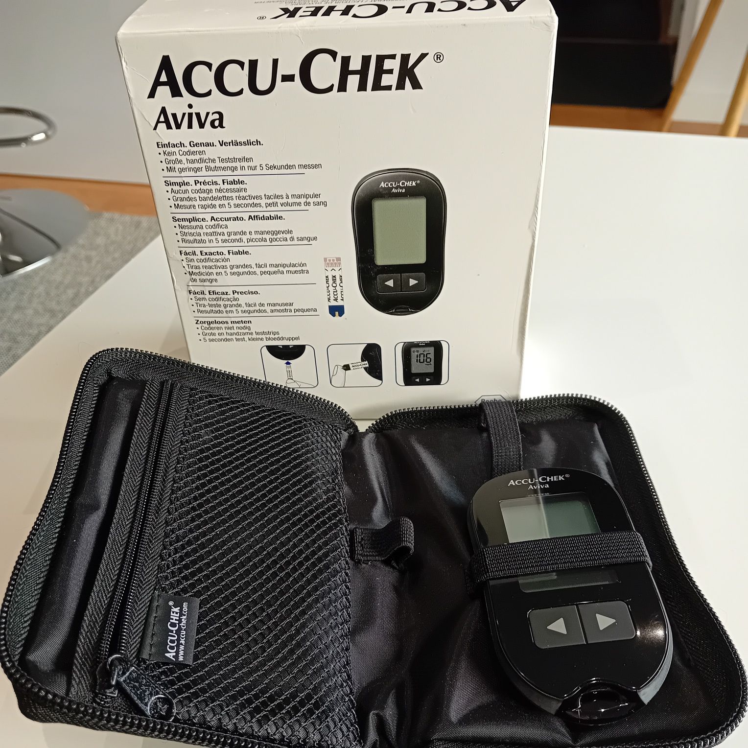 Medidor/Leitor de Glicose "ACCU-CHEK aviva"