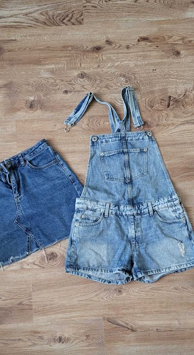 Ogrodniczki jeansowe S