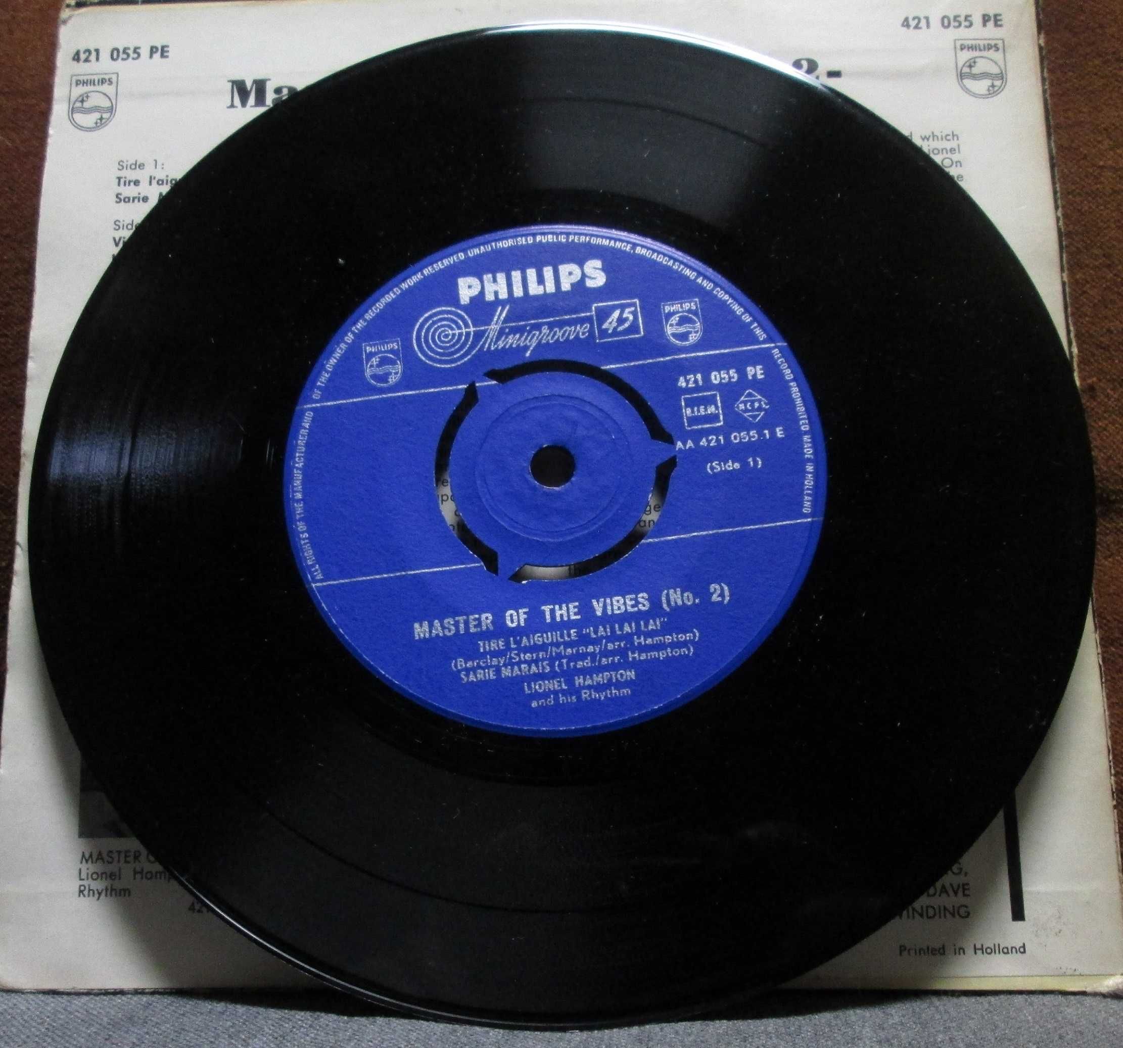 Vinil Lionel Hampton, Master of the Vibes EP 1956