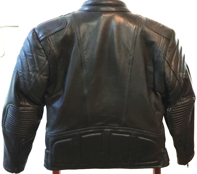 Casaco biker Couro preto