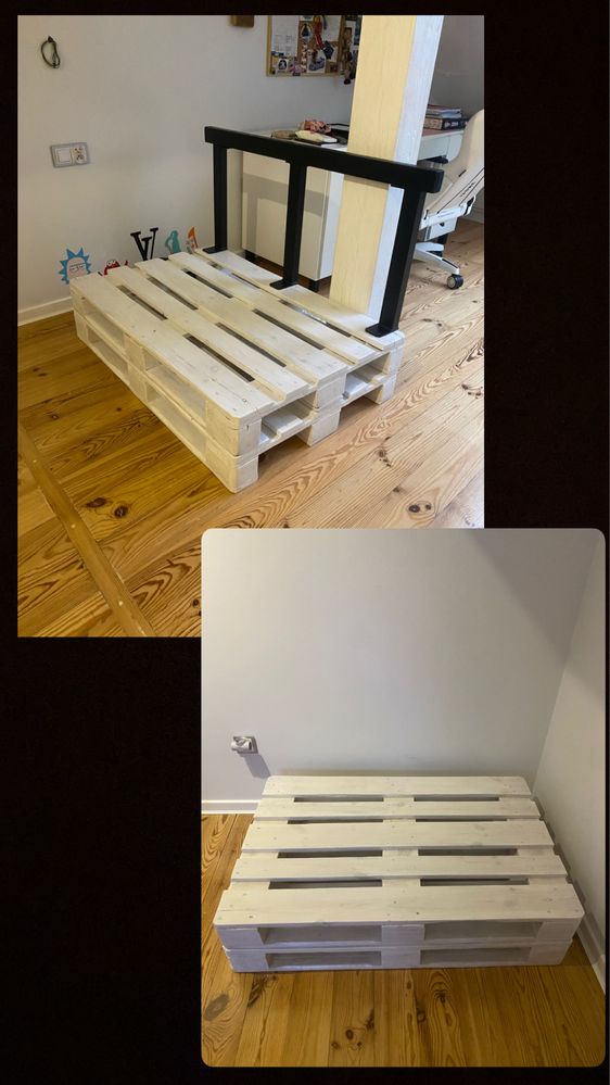 Meble z palet. Kanapka i stolik