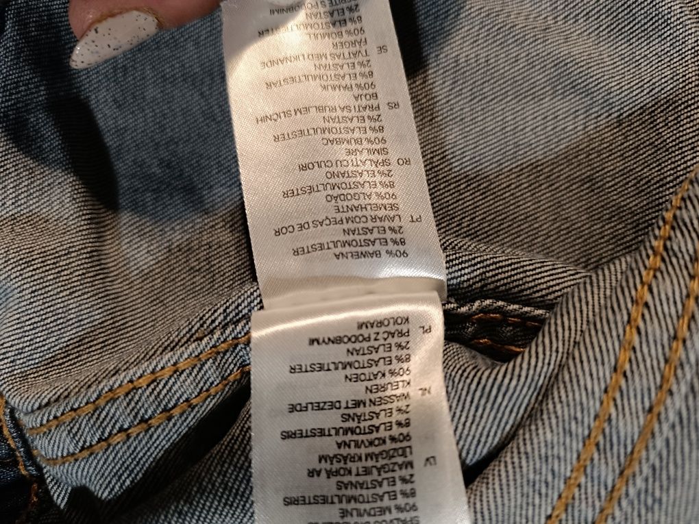 Klasyczna jeansowa kurtka od h&m 42/44