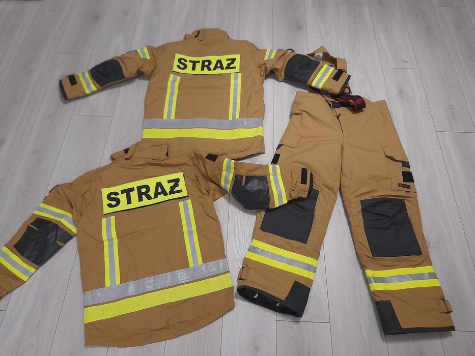 Ubranie strazackie nowe scantex aurum  nomex sx4 faktura nowe