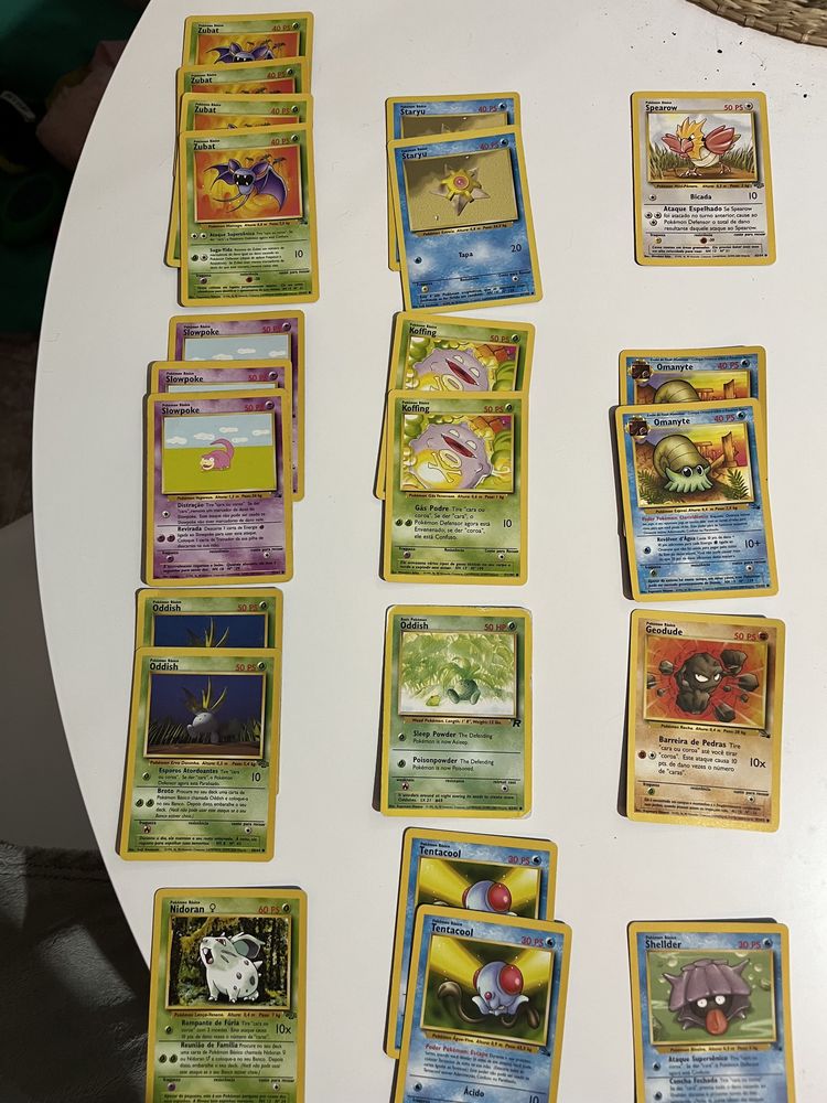 Cartas pokemon 1999