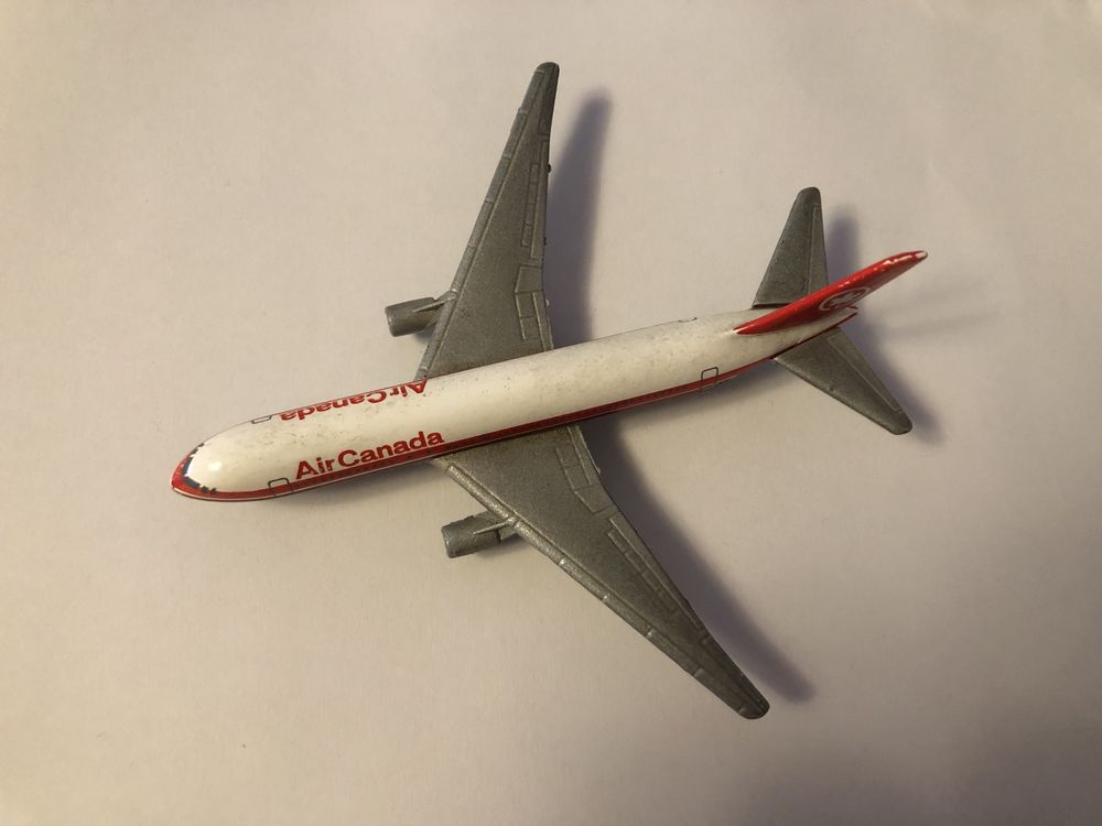 Réplica miniaturas de Aviões da AirCanada