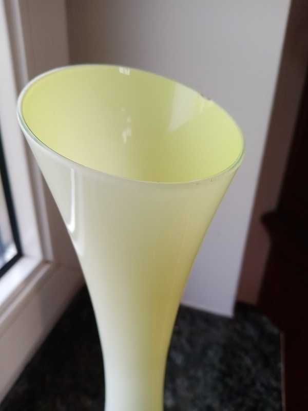 Wysoki cytrynowy wazon 30 CM uszczerbek