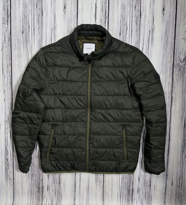 Куртка jack & jones зелёная размер xl мужская оригинал демисезонная