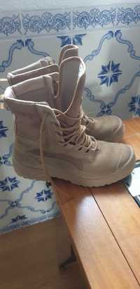 Botas cabedal camel