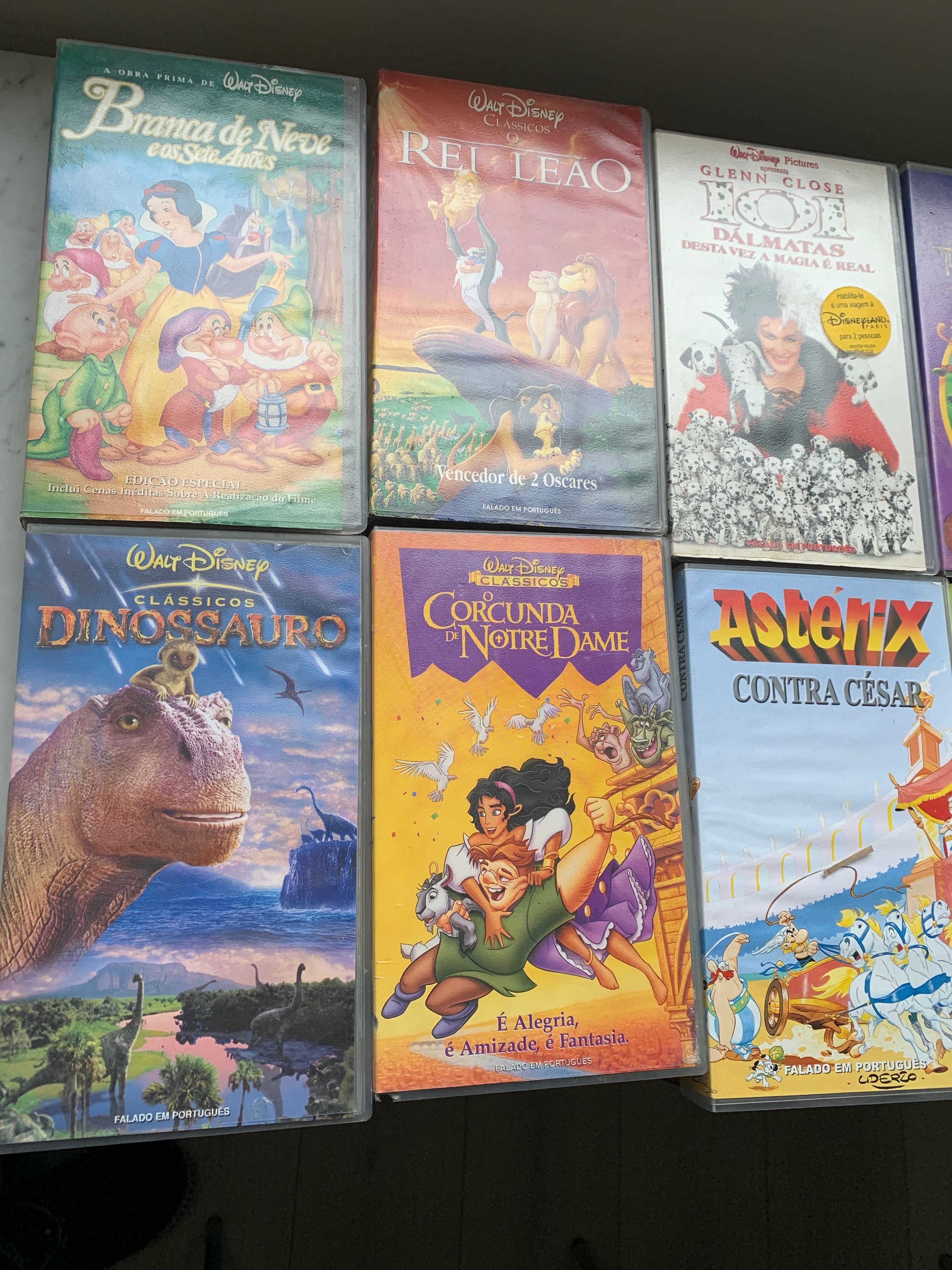 Videos VHS infantis Originais Disney