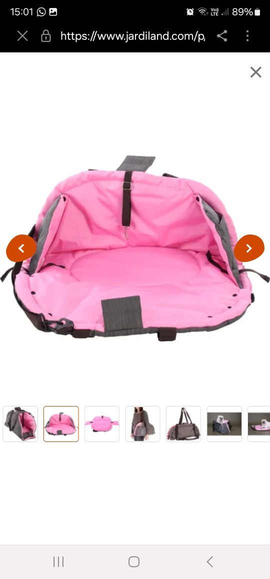Torba transportowa dla psa Flamingo