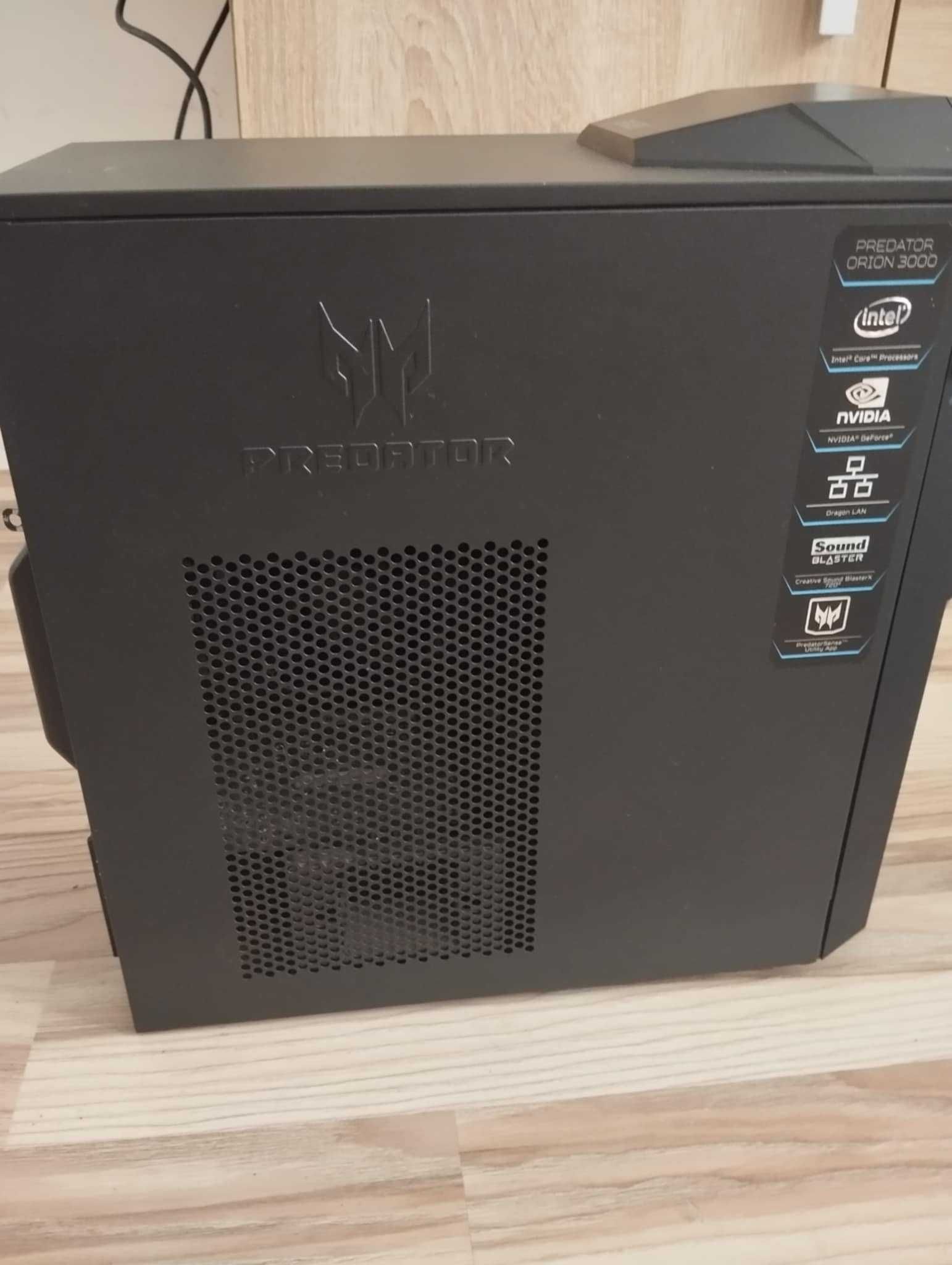 sprzedam komputer ACER PREDATOR ORION 3000 I7 8700 GTX 1050 TI 8gb ram