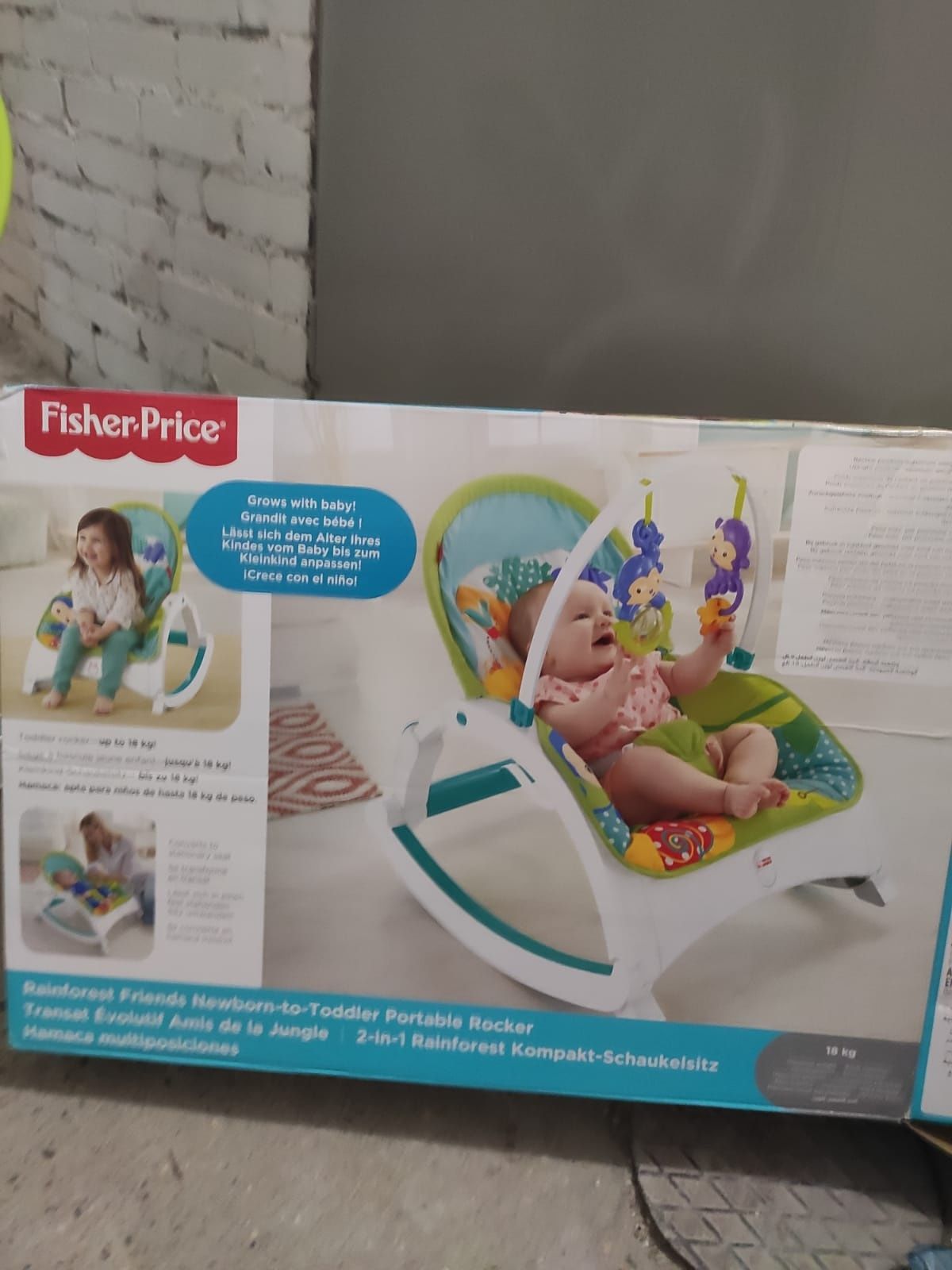 Fisher Price, Fotelik/Bujaczek, Od niemowlaka do przedszkolaka