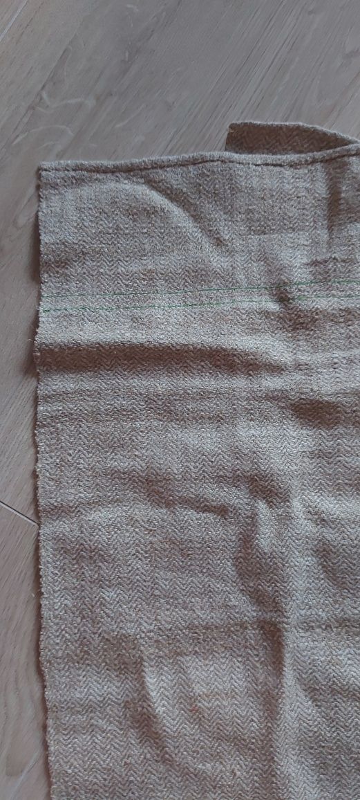 Конопляна  льлянна тканина 1,95*0,40.Все для шиття голки,нитки,пуговки