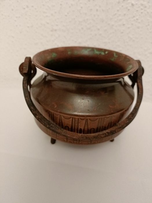 Doniczka/oslonka/naczynie miedziane