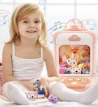 Детский игровой автомат с краном и игрушками Rabbit Розовый