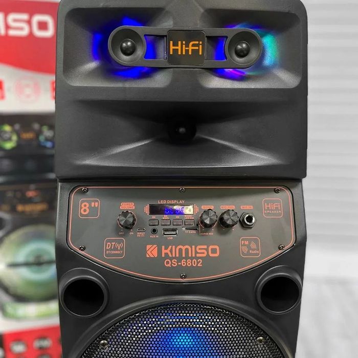 Колонка самбуфер KIMISO
Колонка сабвуфер KIMISO 8-дюймів з мікрофоном