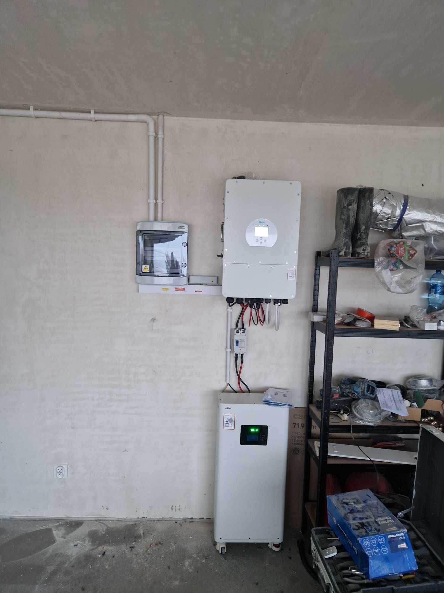 Instalacja Fotowoltaiczna 10KW /MAGAZYN ENERGI 15KWH DEYE LIMIT