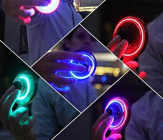 Latający Spinner Zabawka dla dzieci ręcznie sterowana LED