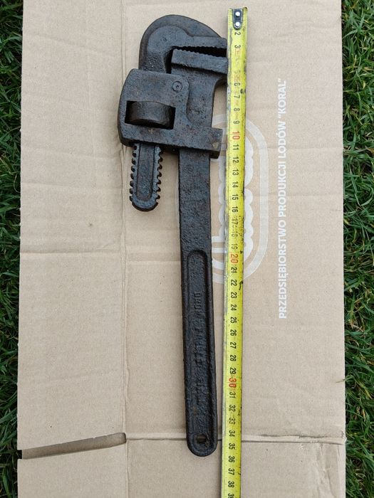 Polski Klucz Nastawny RWUe 50 Solidny PRL klucz do rur