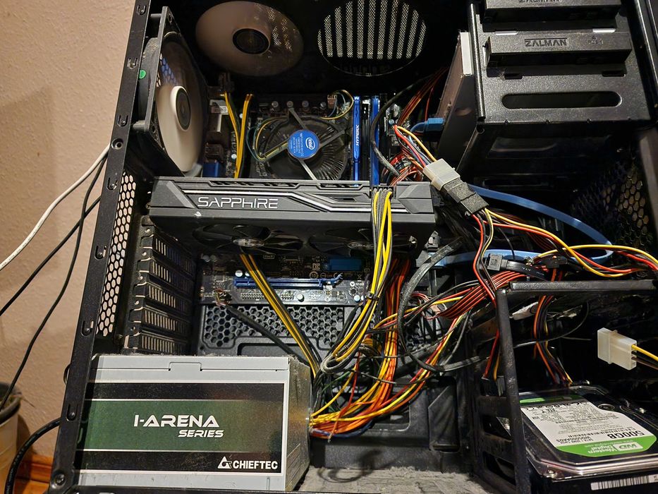 Kompter do gier i5 500gb HDD 12gb RAM ZALMAN obudowa CHIEFTEC zasilacz