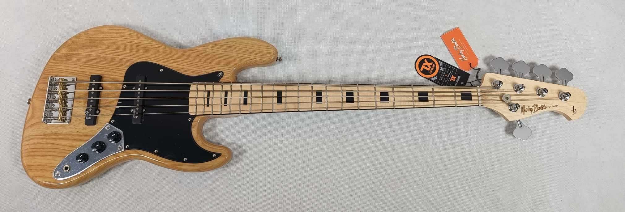 Gitara basowa 5 strunowa Harley Benton JB-75-5 MN NA-typ Jazz Bass