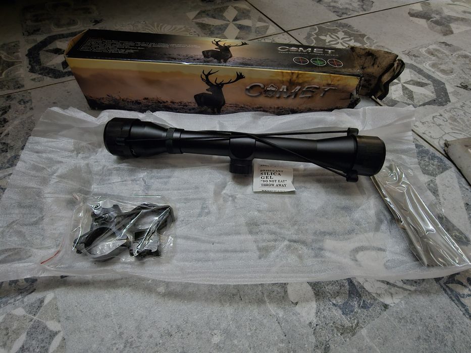 Luneta z przybliżeniem do wiatrówki celownik zoom