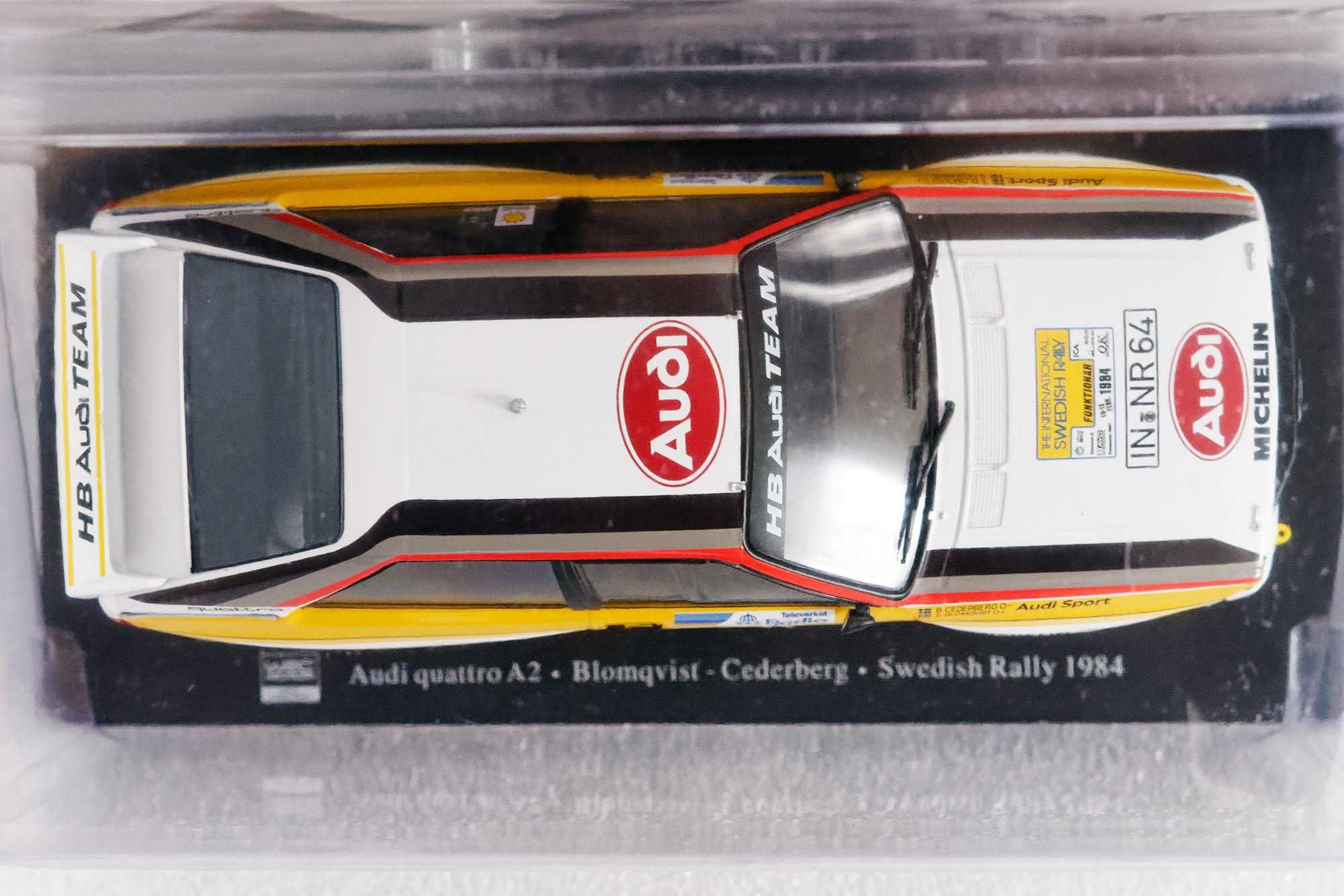 AUDI QUATTRO A2 1:24 Hachette WRC 1984 Stig Blomqvist