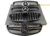 Решетка мерседес mercedes  CLK	W209 2003-2009год	Sl Black Grille