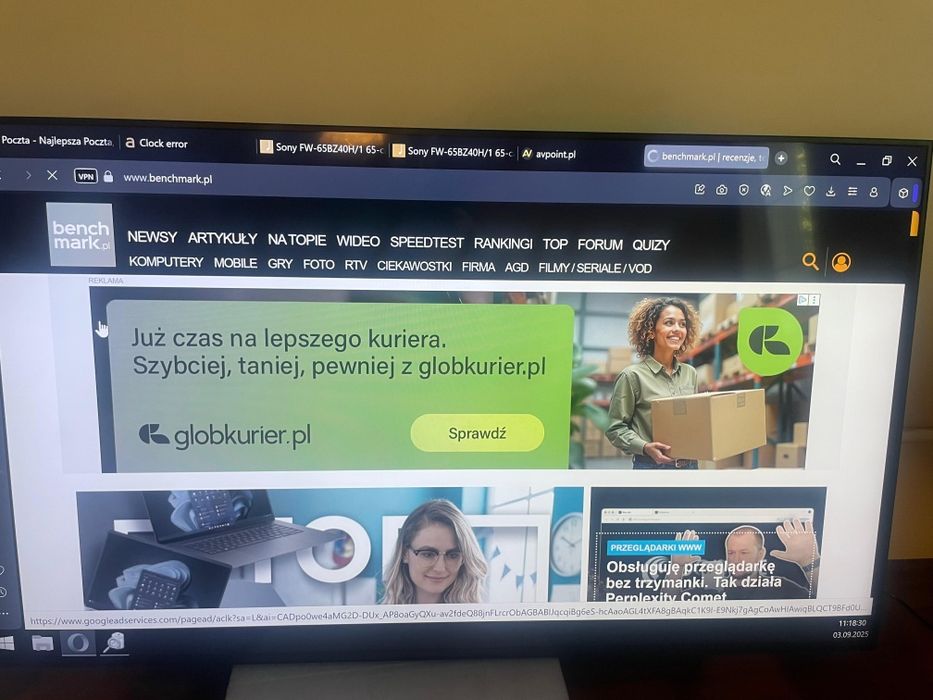 Monitor LED Sony FW-65BZ40H 65 " 3840 x 2160 px IPS / PLS