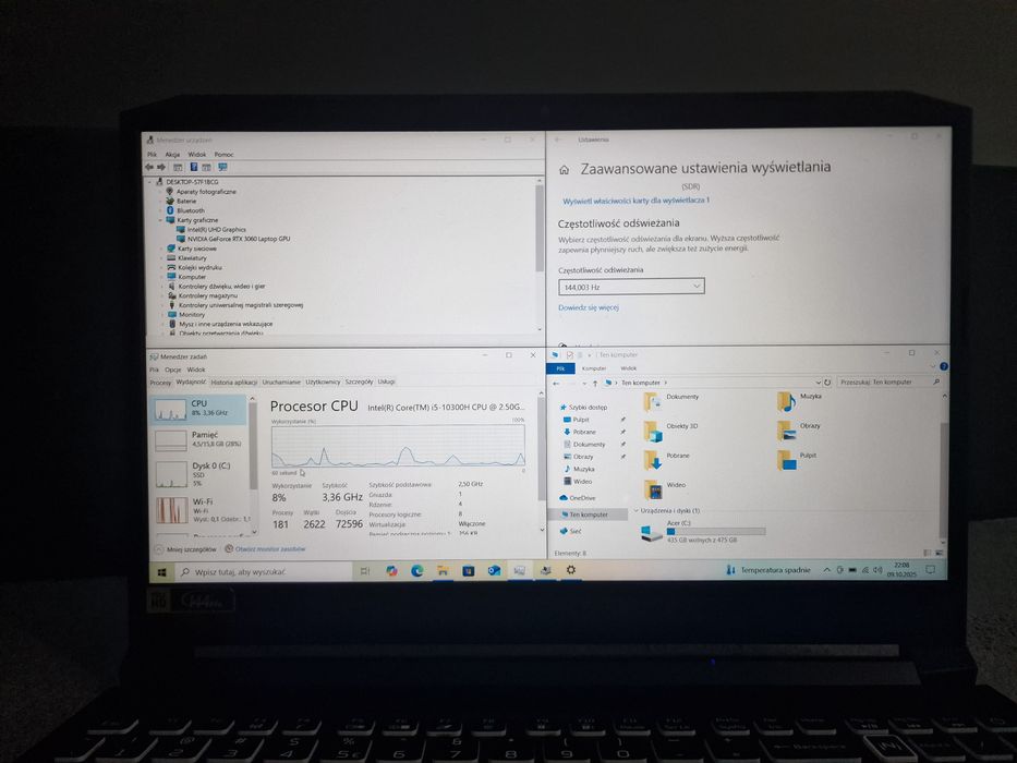 *Acer Nitro 5 Rtx3060*