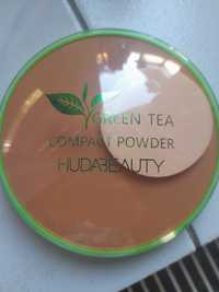 Nowy podwójny puder huda beauty z zeloną herbatą