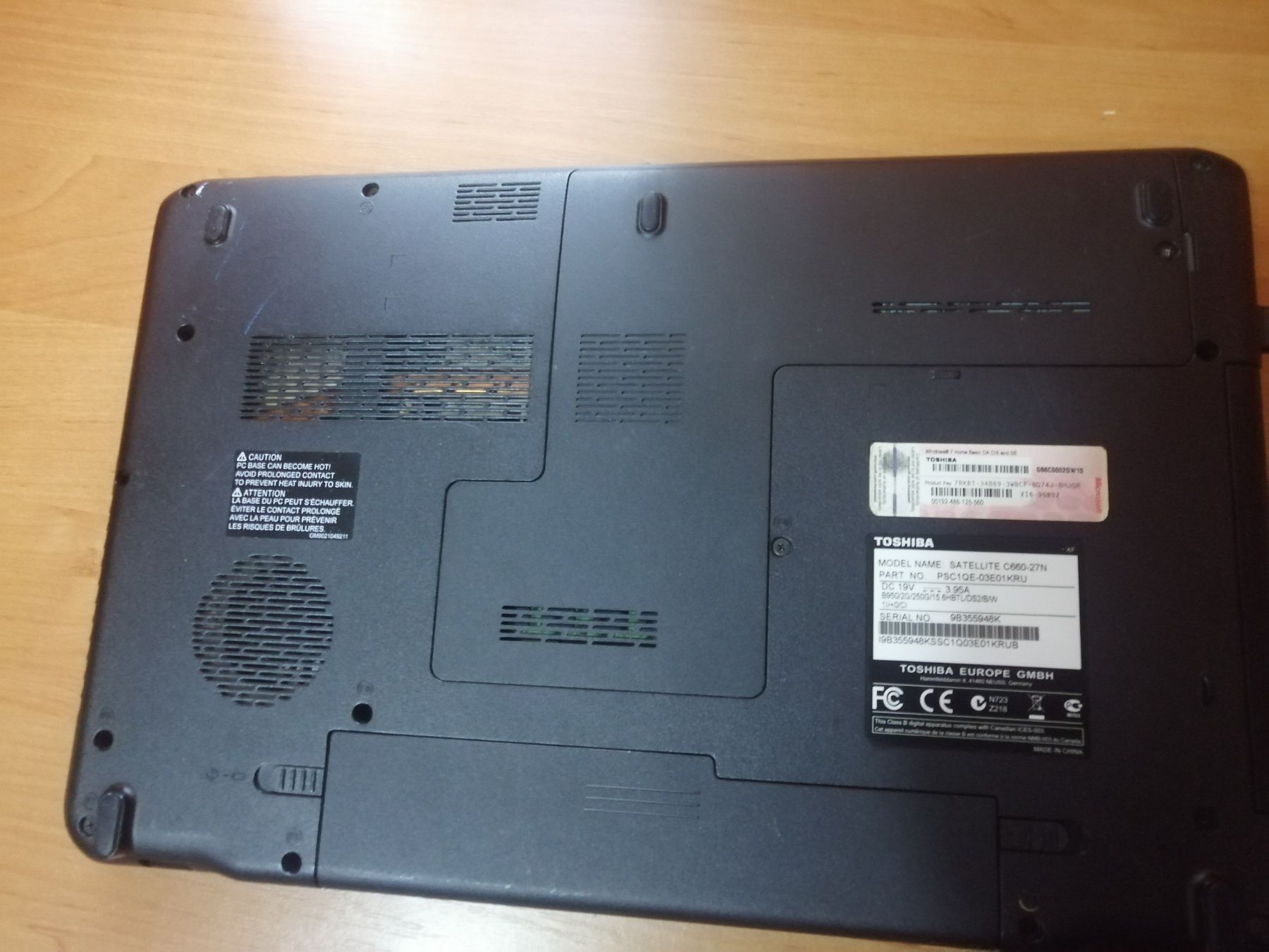 Ноутбук Toshiba i5, Ram 4,DDR 3,HDD 320 GB