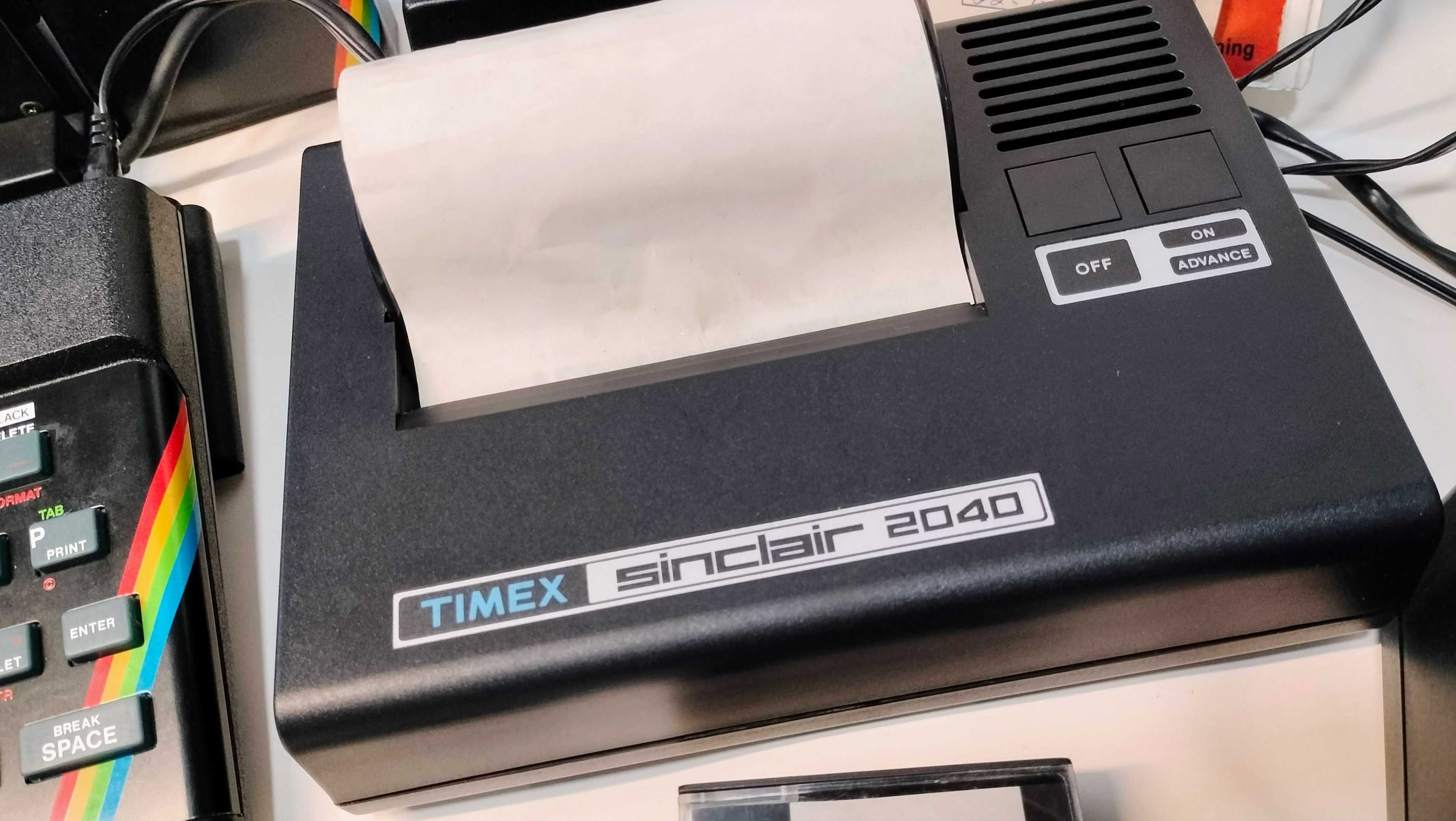 Impressora TIMEX Sinclair Modelo 2040 - Completa na Caixa Original