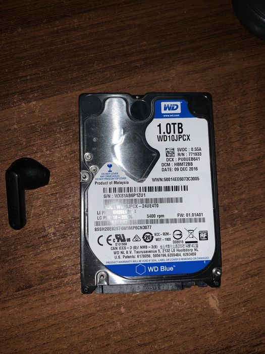 SSD 2.5 128gb/ HDD 2.5 1tb протестовані