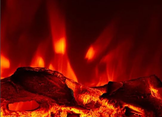 Kominek elektryczny i Grzejnik 1600W żywy ogień ! E069