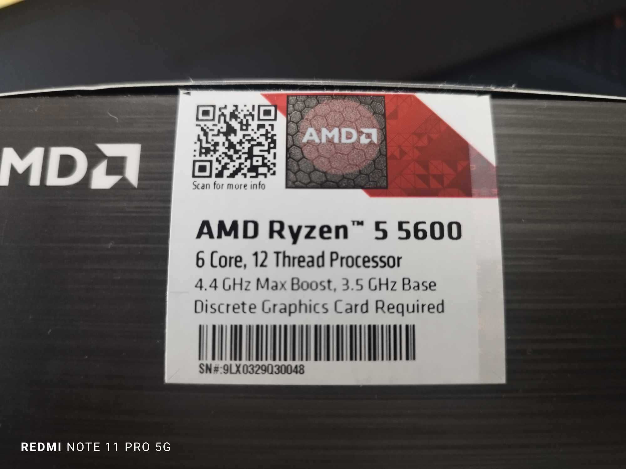 chłodzenie AMD RYZEN 5 5600 NOWE !
