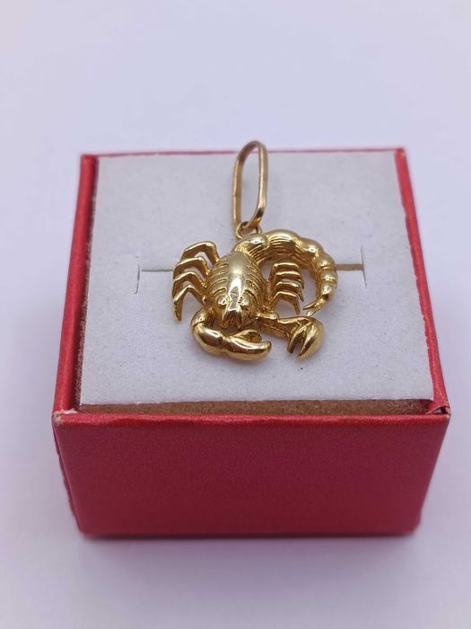 Złota Zawieszka Złoty Wisiorek Znak Zodiaku Skorpion PR.585 969/11/25s