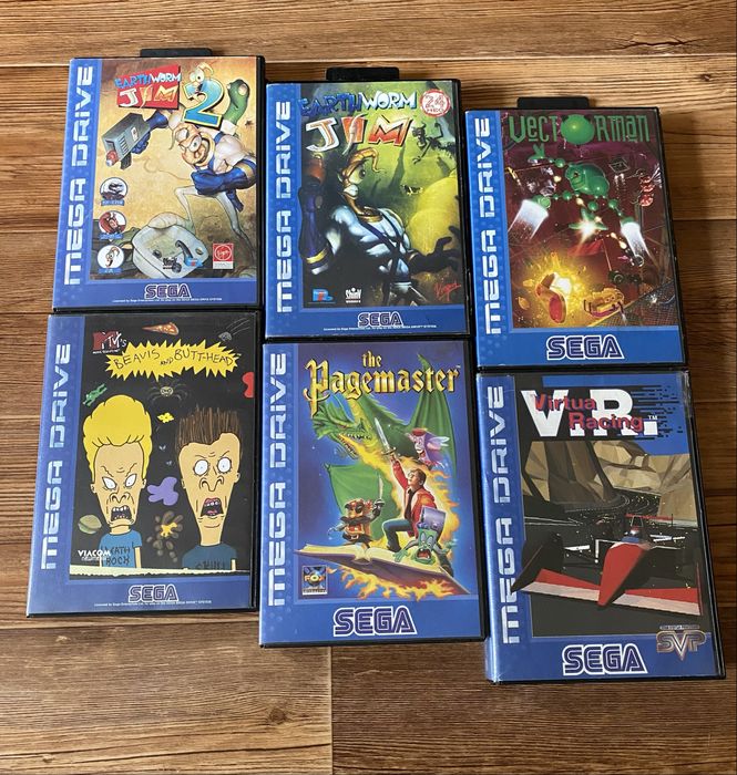 Sega MegaDrive/Genesis: Vectorman, Zombies, Earthworm Jim, Sonic, Tiny