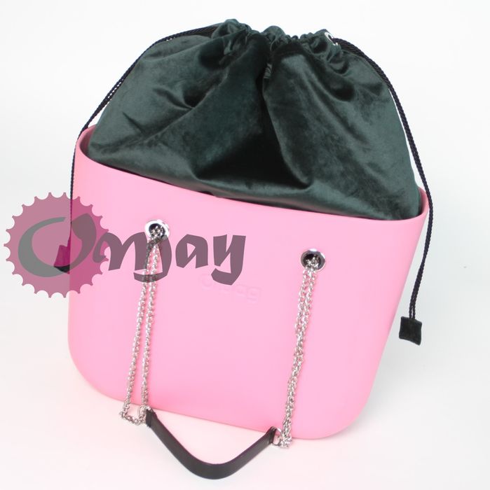 organizer do OBAG STANDARD worek welur ZIelona Butelka komin OMAY