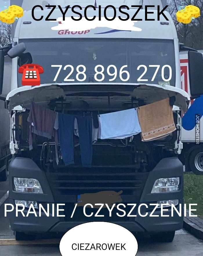 7/24 NAJTANIEJ PRANIE / czyszczenie samochodów ,Busów,Ciężarówek,Tirow