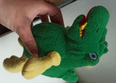 плюшевый зеленый крокодил аллигатор мягкая игрушка