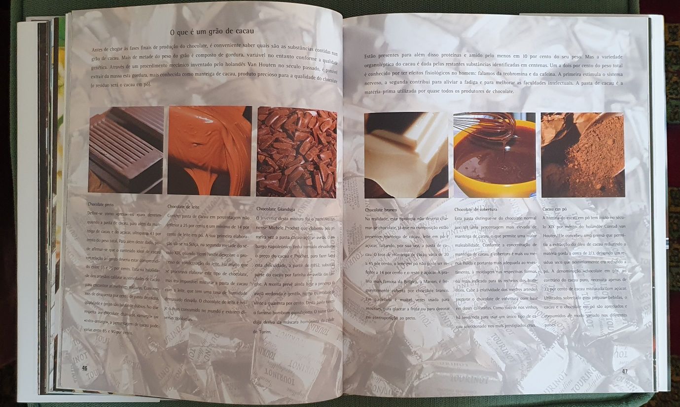 Livro " O Chocolate tentações & prazeres"