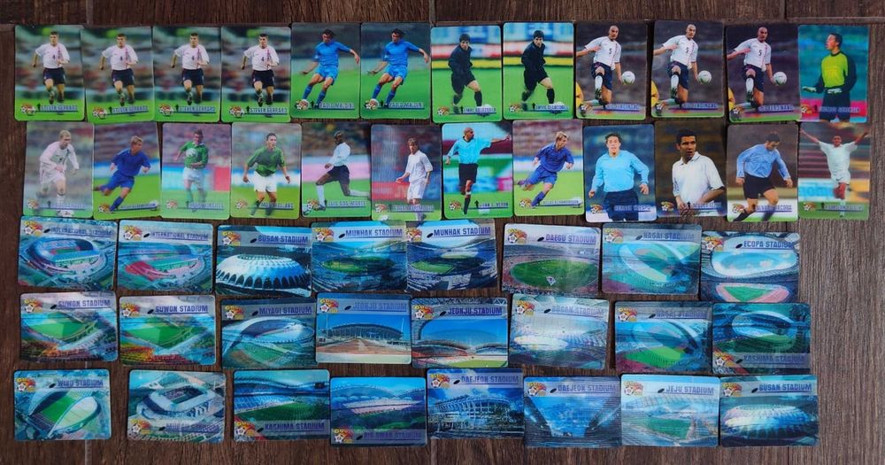 Karty kolekcjonerskie - piłka nożna Euro 2002