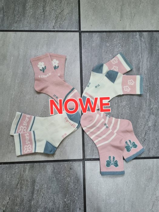 Nowe skarpetki bawełniane 27-30